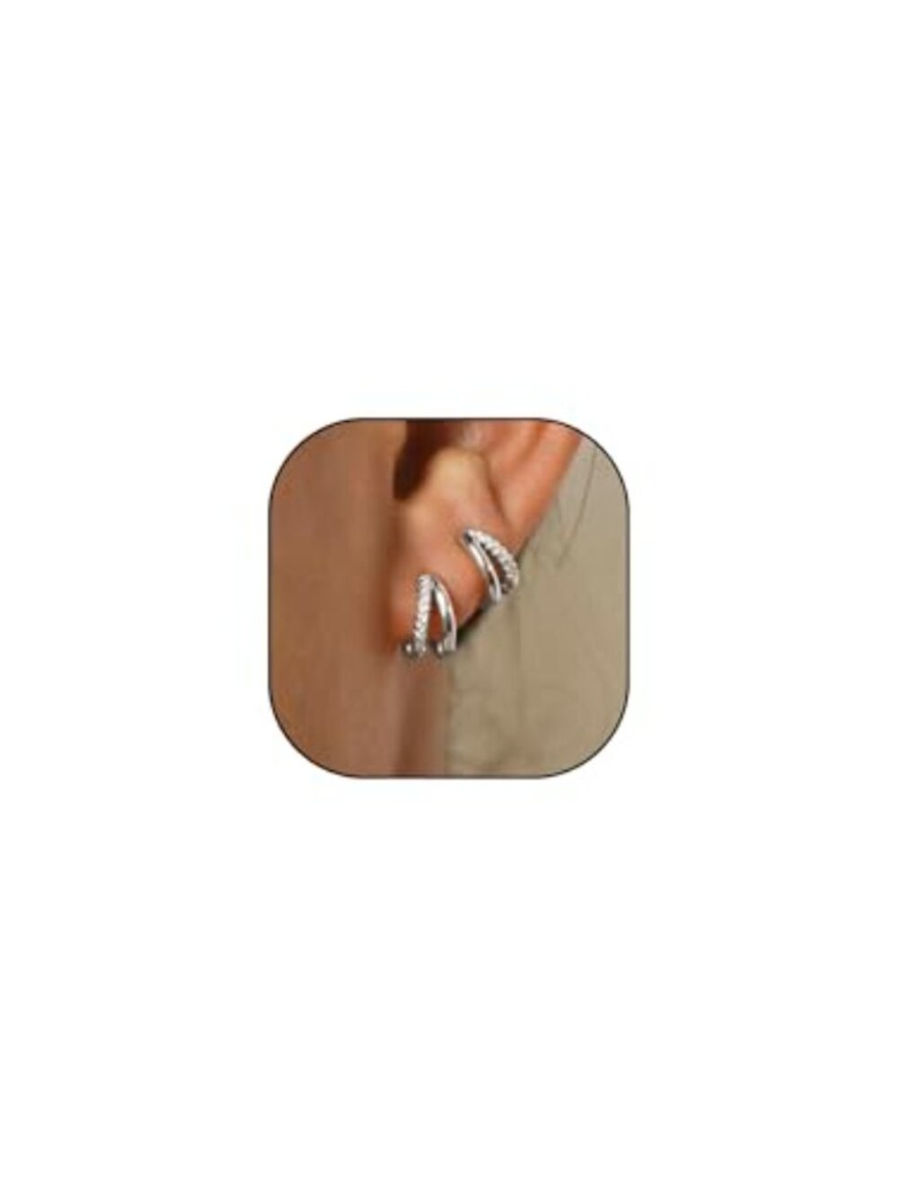 Small 14K Gold Plated Hoop Huggie Earrings for Women Hypoallergenic